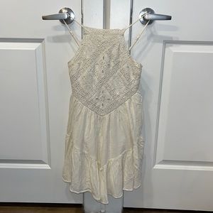 American Eagle white boho dress